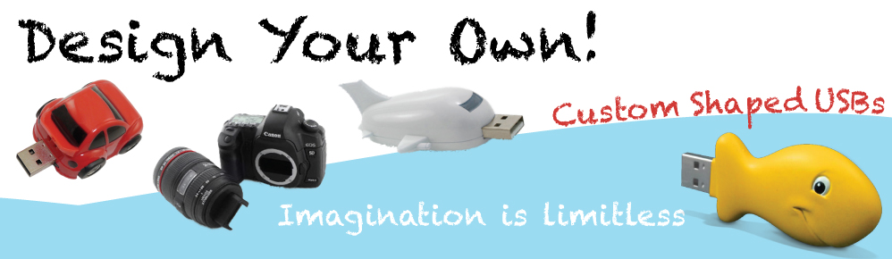 Custom Shaped USBs - Imagination is limitless